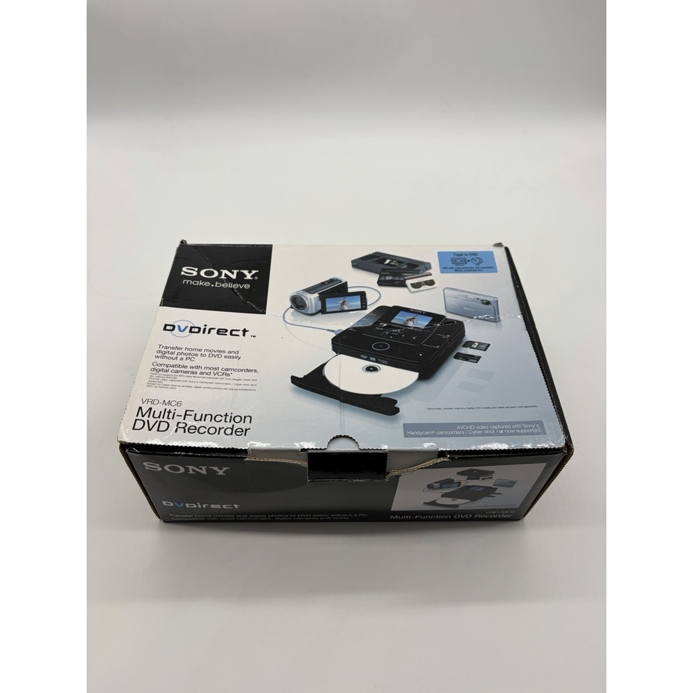 Sony VRD-MC6 DVDirect Multi-Function DVD Recorder Tape To DVD